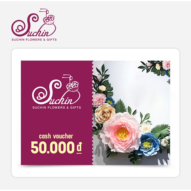 Hà Nội [Evoucher] Phiếu quà tặng Suchin 50.000 VNĐ