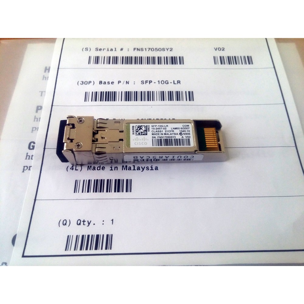 [Nhập ELENDGAME giảm max 300k đơn từ 2tr] Module quang Cisco SFP-10G-LR