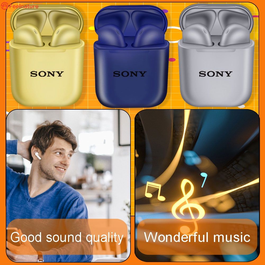 ⭐Tốt nhất Bán⭐HIFI SONY I12 TWS Không Dây Tai Nghe Bluetooth 5.0 Trong-Tai Tai Nghe Thể Thao Treble Độ Trung Thực CẢM THẤY