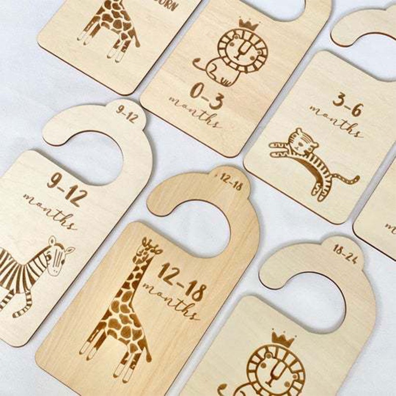 Set 7 Tấm Ngăn Cách Quần Áo Dành Cho Bé Sơ Sinh Đến 24 Tháng Tuổi