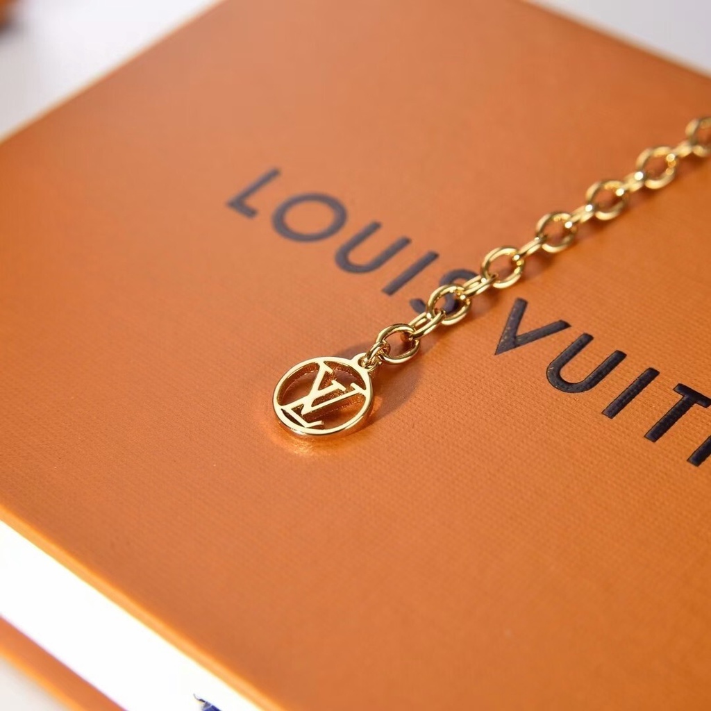 LOUIS VUITTON Vòng Đeo Tay LV Bằng Thép Titan Thời Trang Dành Cho Nữ