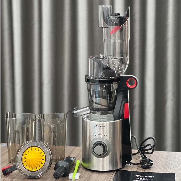 MÁY ÉP CHẬM NGUYÊN QUẢ CHEF&amp;CHEF CH-801D THIẾT KẾ THÔNG MINH CHẤT LIỆU CAO CẤP