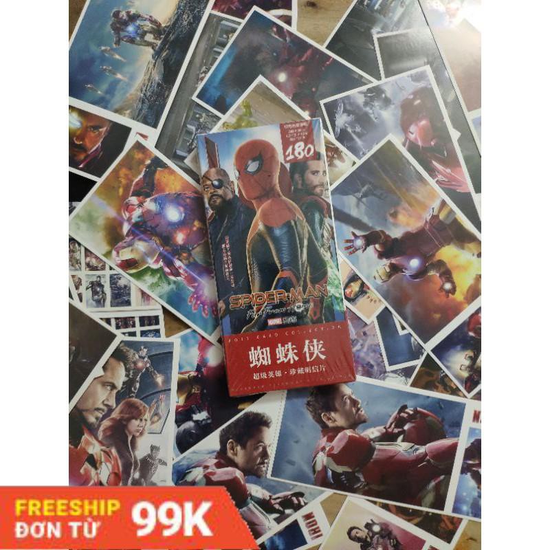 180 Bức ảnh Postcard SPIDERMAN Người Nhện Marvel Để Trang Trí Phòng Ngủ+Thiệp Sinh Nhật+Quà Tặng Ý Nghĩa+Sticker dán