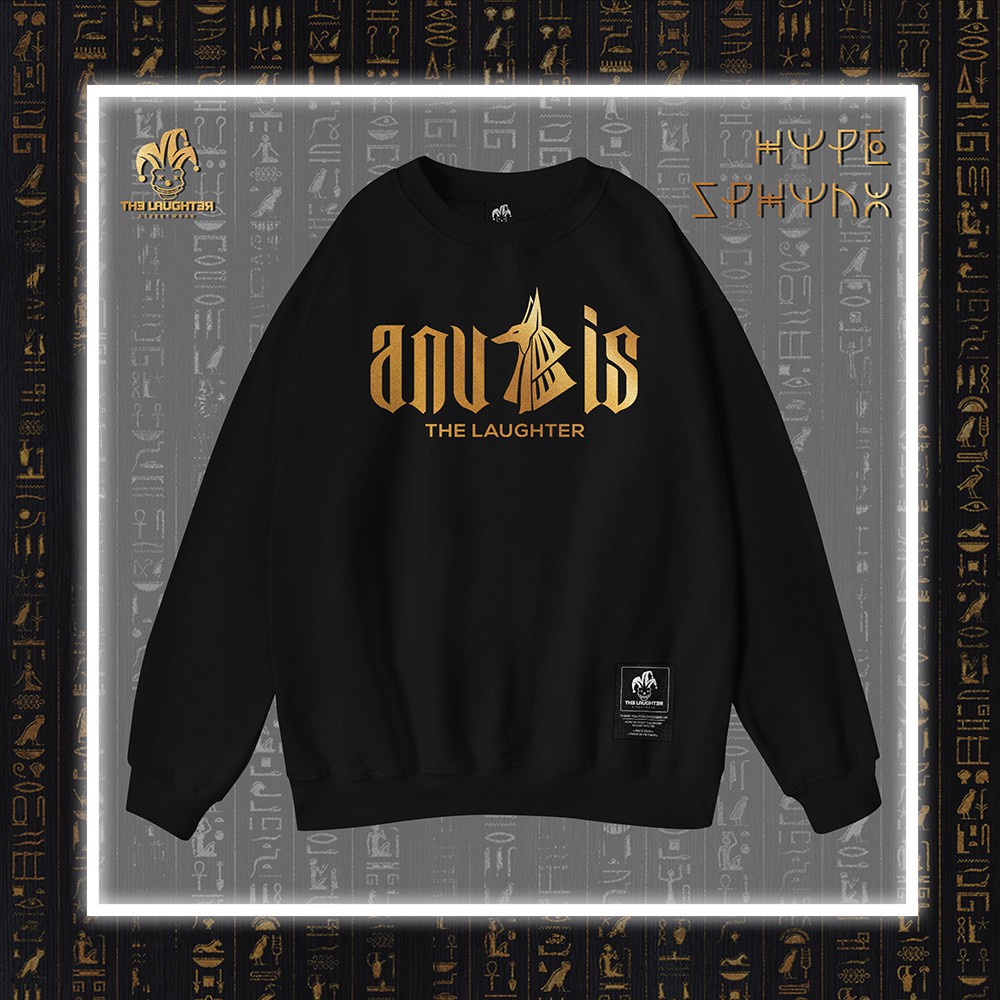 The Laughter - HYPE ANUBIS Áo DÀI TAY SWEATER - NỈ DA CÁ | BigBuy360 - bigbuy360.vn