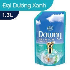 Nước Xả Vải Downy Đại Dương Xanh đậm đặc Dạng Túi 1.3L