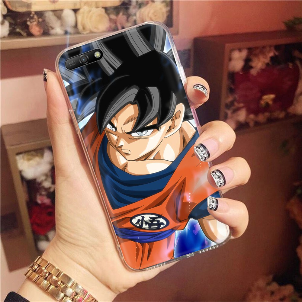 Ốp Điện Thoại Trong Suốt Họa Tiết Dragon Ball Z At38 Cho Motorola Moto G5 G5S G6 G4 Play Plus