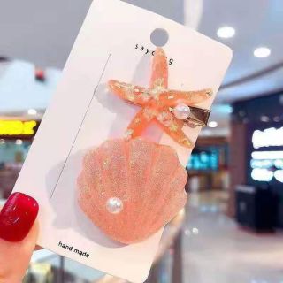 Set Kẹp tóc mái sao biển và vỏ sò