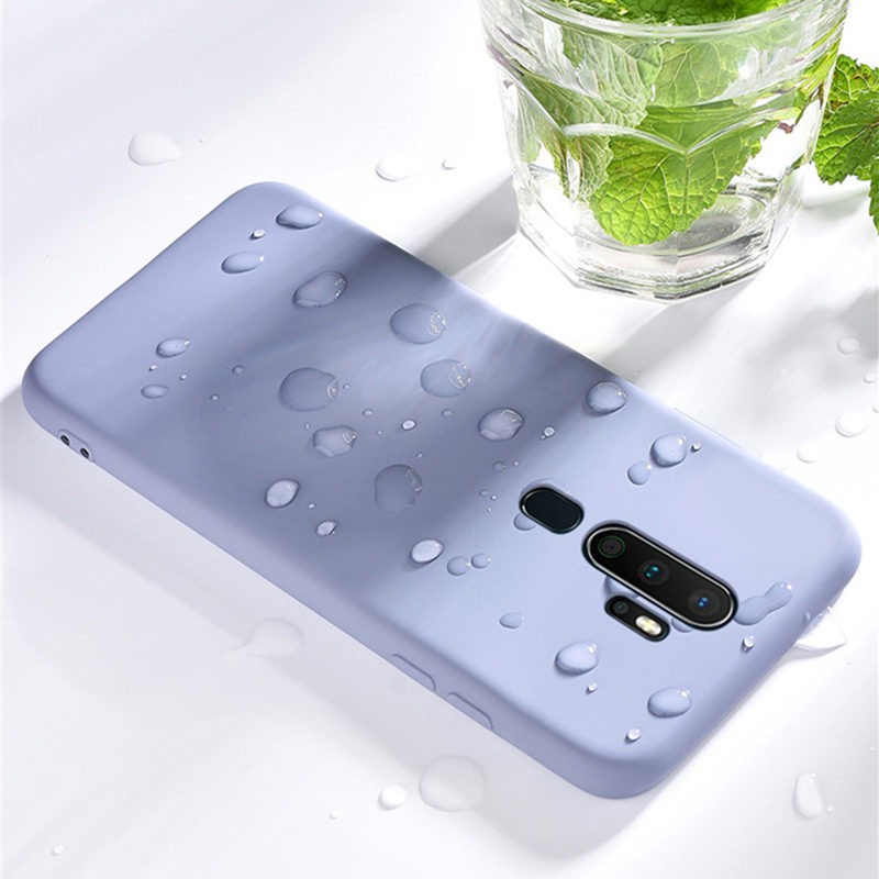 Ốp điện thoại silicone chống sốc màu trơn cho điện thoại Oppo A5 A9 2020 Realme 3 5 Pro X XT | BigBuy360 - bigbuy360.vn