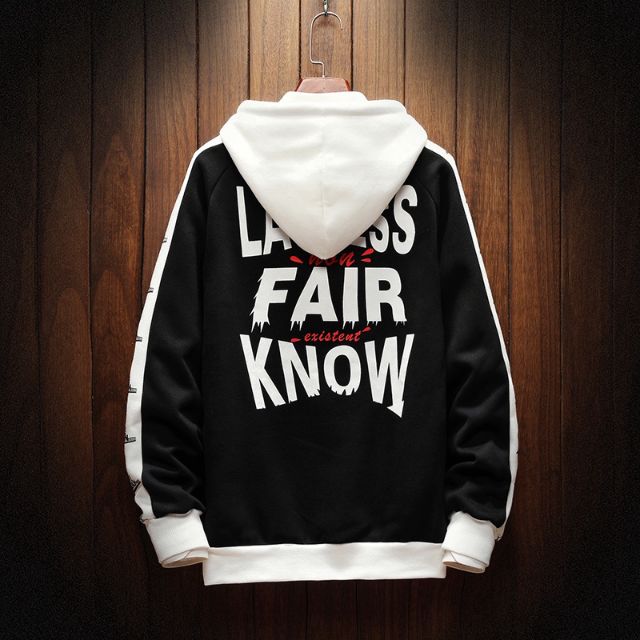 Áo khoác hoodie nam tay dài phong cách hiphop