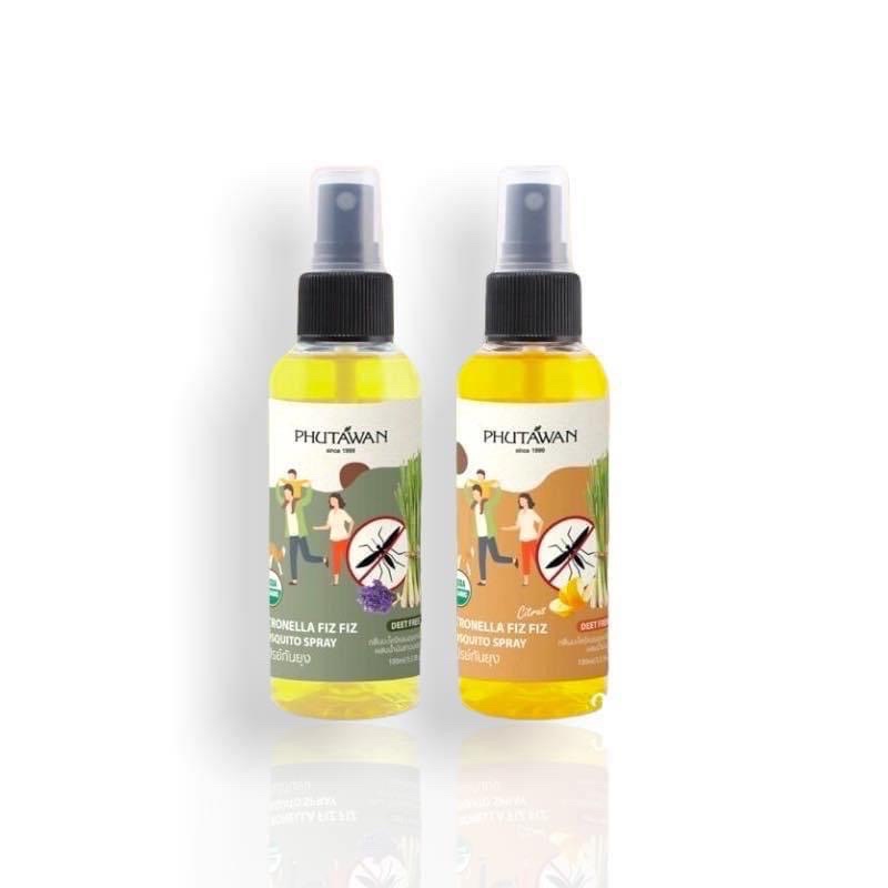 01 Chai Xịt Chống Muỗi Citronella Phutawan 100ml Thái Lan