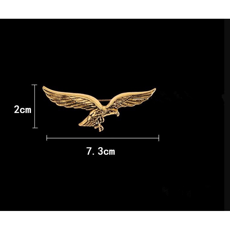 Ghim Cài Áo Hình Chim Đại Bàng Cá Tính Thời Trang Hàn Quốc