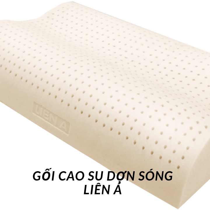 Gối cao su thiên nhiên dợn sóng Liên Á