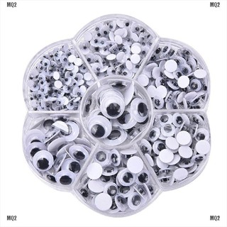 Bộ 700 Đôi mắt googly xinh xắn 4mm 5mm 6mm 7mm 10mm 12mm