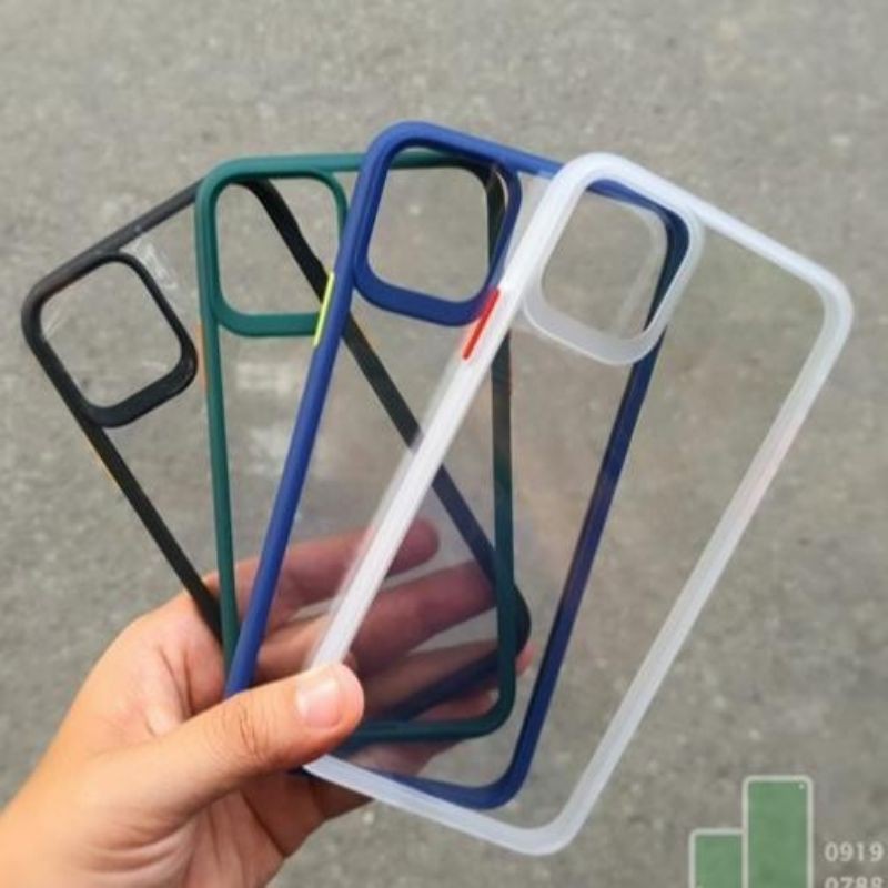 Ốp lưng Likgus Viền màu lưng nhám mờ iPhone 14 pro max/13/13 pro/ 12 pro max / 12 / 12 pro / 11 6.1/ 11 Pro Max/xs max/X