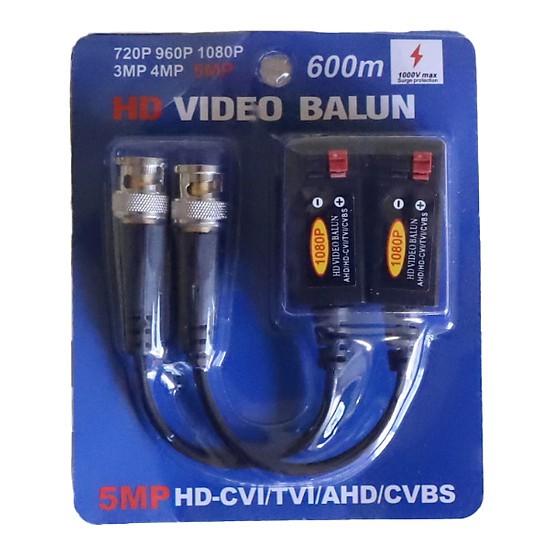 Giắc Video Balun AHD HDCVI HDTVI 5MP HÀNG TỐT | BigBuy360 - bigbuy360.vn