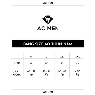 Áo Thun Nam Cổ Tròn Phối Nút AC MEN