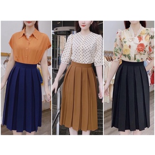 Chân váy xòe xếp ly cao cấp❌FREE SHIP❌Giảm 20k