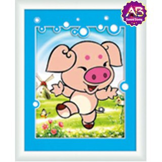 Bộ tranh đính đá 12 con giáp siêu dễ thương