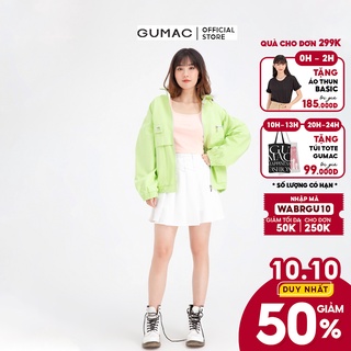 Áo khoác túi khóa kéo GUMAC AB657