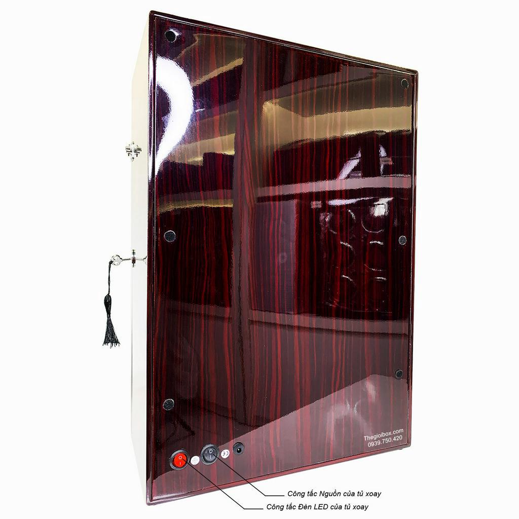 Tủ Để Đồng Hồ Cơ 9 Xoay + 6 Tĩnh ACBOW Cao Cấp [Có Ngăn Kéo] - Chính Hãng - BH 24 Tháng