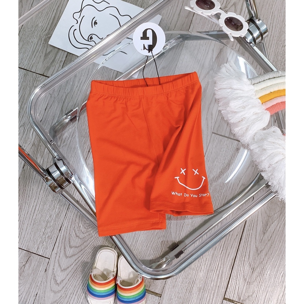 Lyvyshop - (Cotton SG chính phẩm) Quần legging lửng siêu dễ thương cho bé 09-23kg