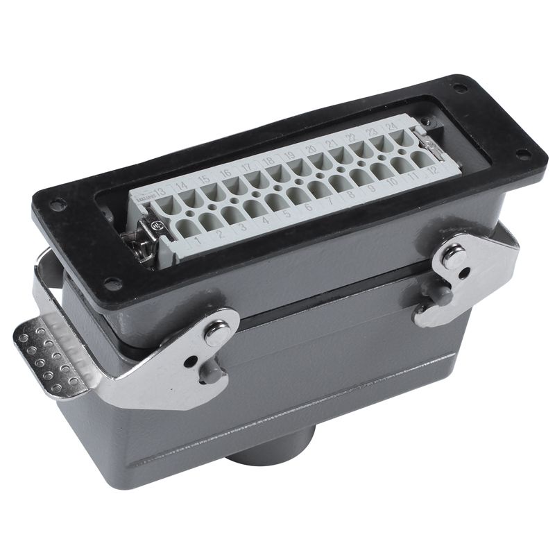 Đầu Nối Dây Điện H24B-He-024-1 24 Pin 16A 500V 139x43x72Mm Chất Lượng Cao