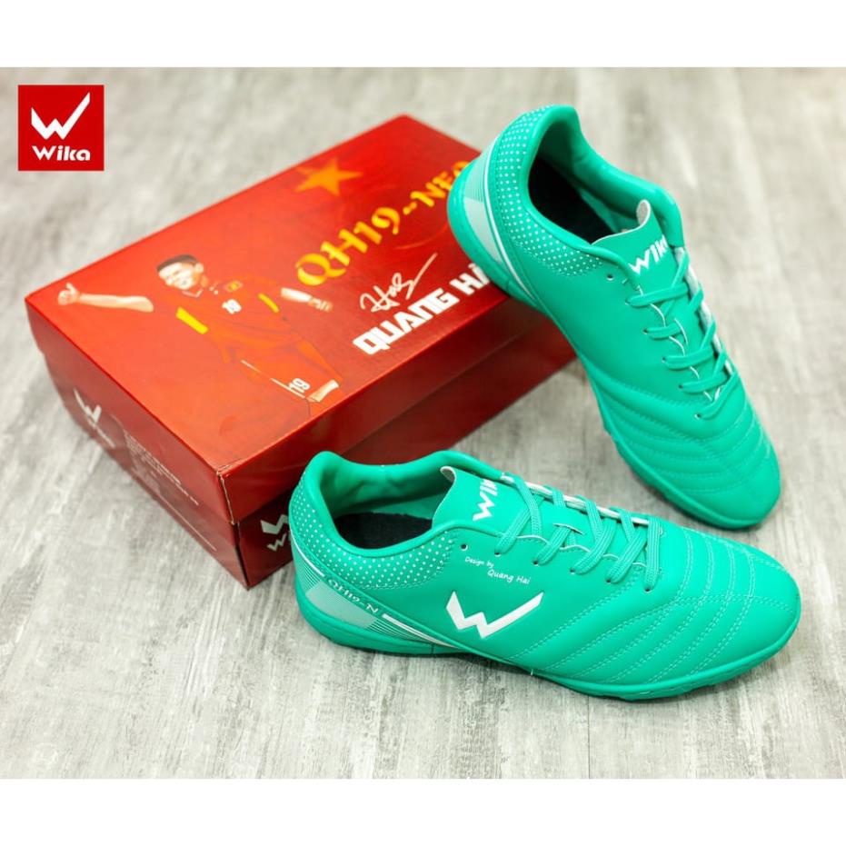 Giày bóng đá Wika QH19NEO,giày đá bóng sân cỏ nhân tạo chính hãng khâu full đế full hộp