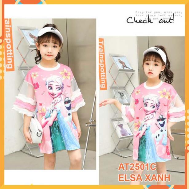 Đầm thun cho bé gái từ 10kg đến 50kg at2501