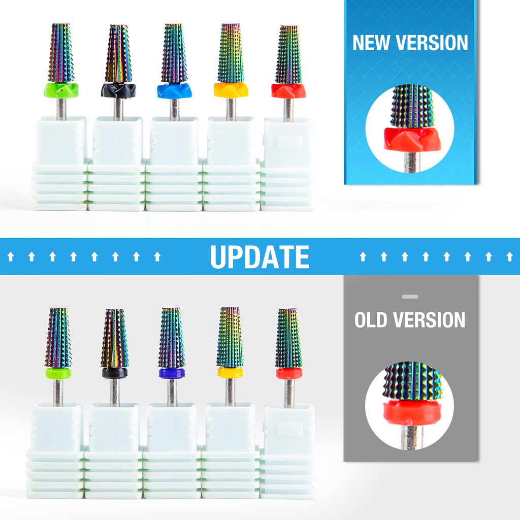 răng thẳng Đầu Mài Móng Tay Bằng Thép Vonfram