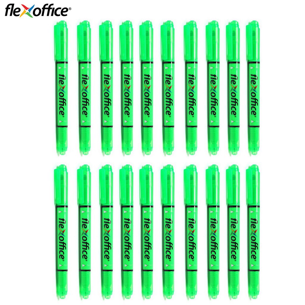 Hộp 10 cây Bút dạ quang FlexOffice FO-HL01