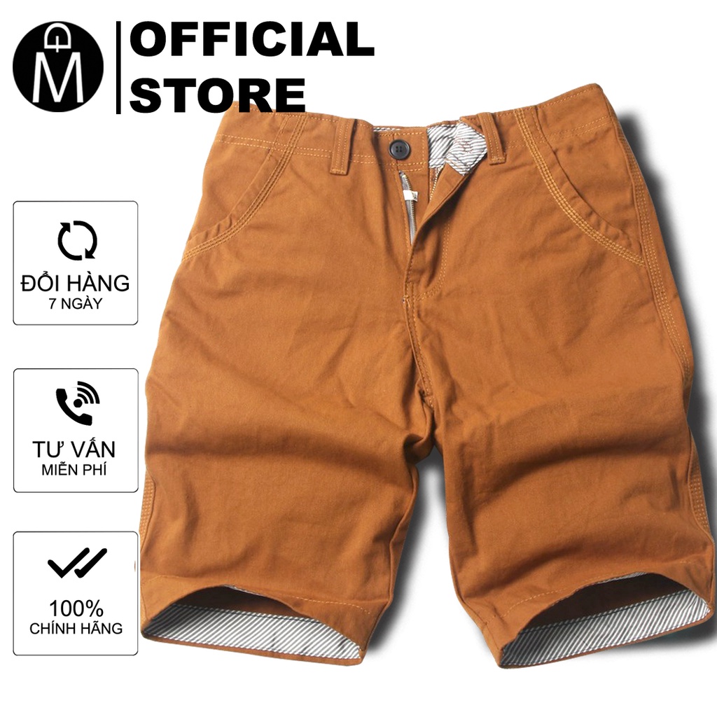 [Mã FASHIONMALLT4 giảm 15% tối đa 30K đơn 150k] Quần short nam MĐ Q133 (Da bò)