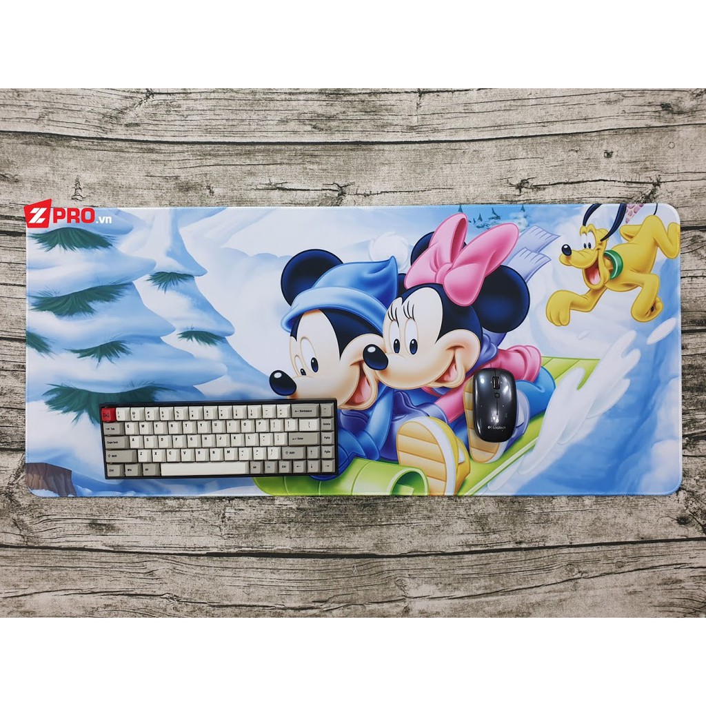 Lót chuột Micky và Minnie 90x40cm