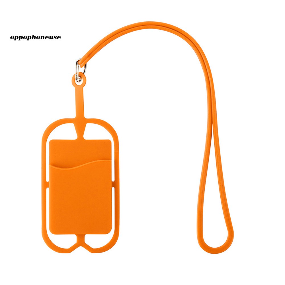 Ốp Lưng Silicon Có Dây Đeo Cho Oppo
