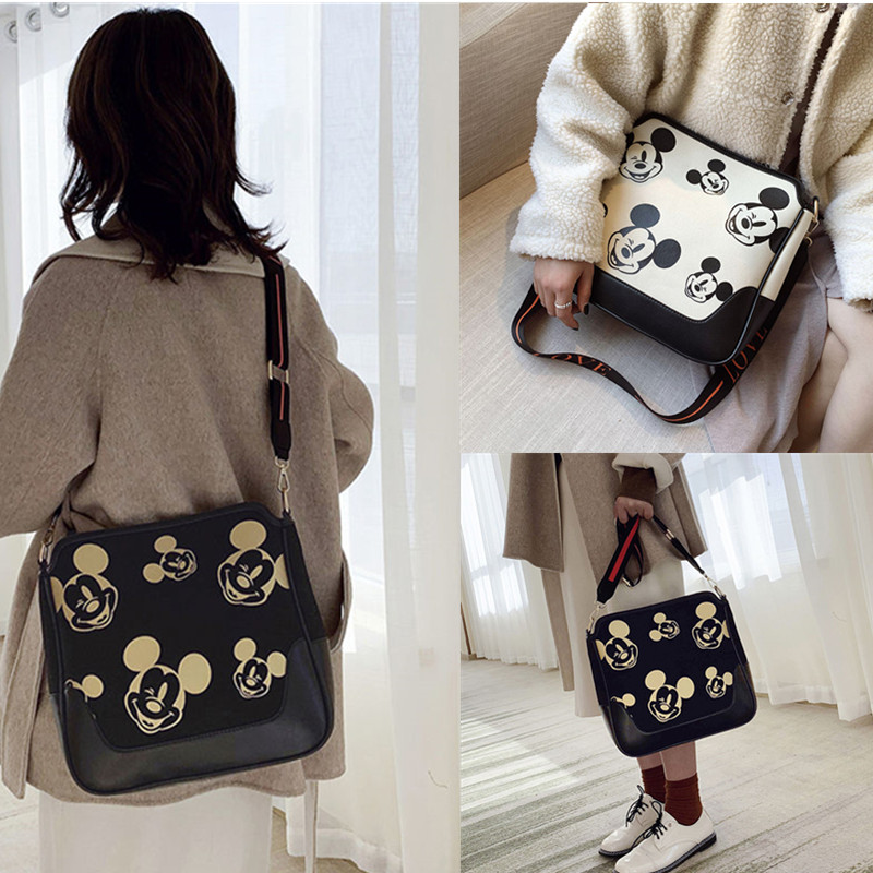 Mickey Fabric New Shoulder BagIns Large Capacity Women's Shoulder Bag Mickey Bag Messenger