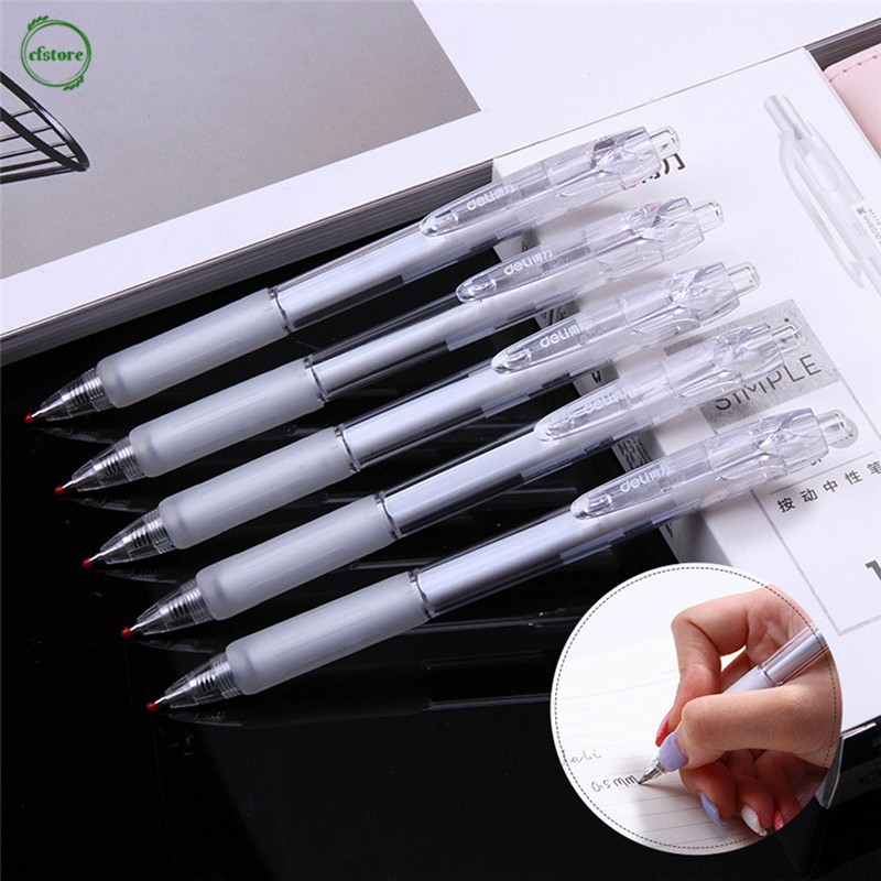 Bút viết mực gel ngòi 0.5mm thu gọn được tiện dụng