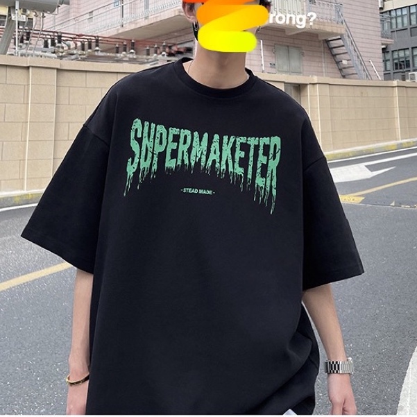 Áo thun tay lỡ nam nữ, áo phông unisex form rộng chất cotton in hình TE