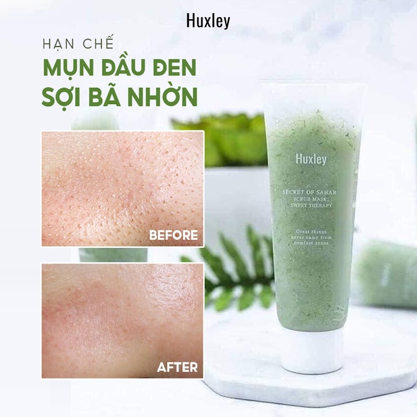 [DATE 08/22] Tẩy da chết có hạt massage xương rồng Huxley Sweet Therapy Scrub Mask 30g (Hàn Quốc)