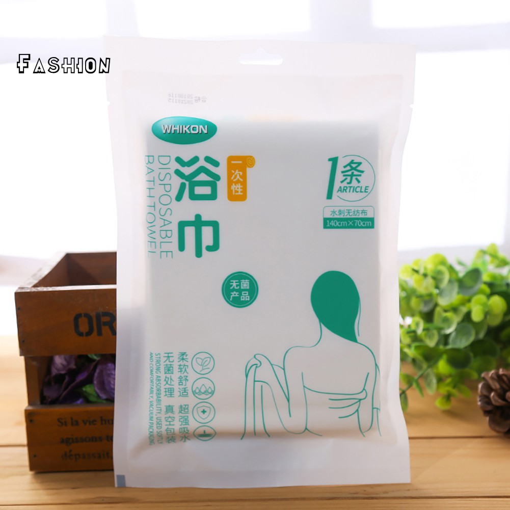 Khăn Tắm Bằng Vải Không Dệt Mềm Nhanh Khô Dùng Một Lần Tiện Dụng