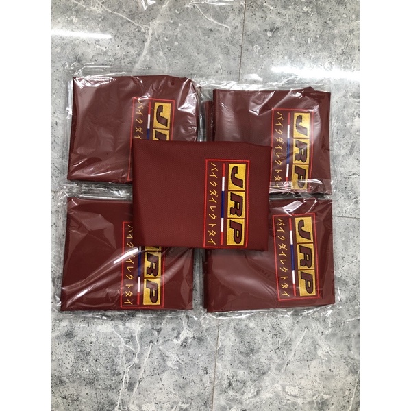 Vỏ  yên da đỏ thêu JRP