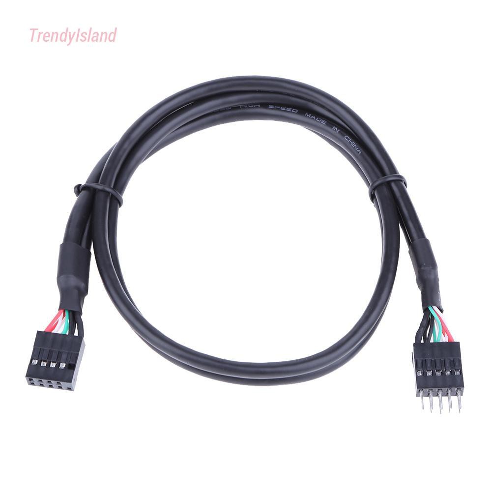 Dây Cáp Nối Dài 50cm Usb 2.0 9 Pin Male Sang 9 Pin Female