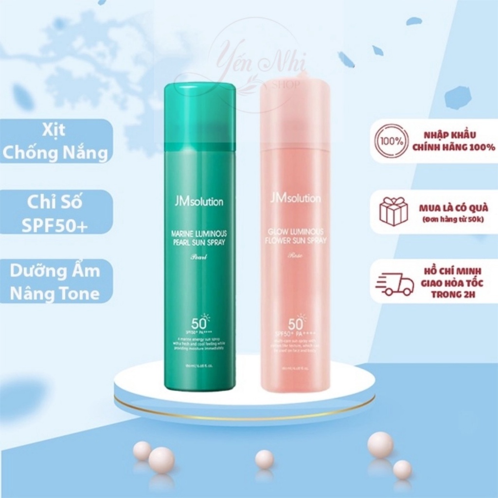 Xịt Chống Nắng JM Solution Sun Spray 180ml an toàn hiệu quả