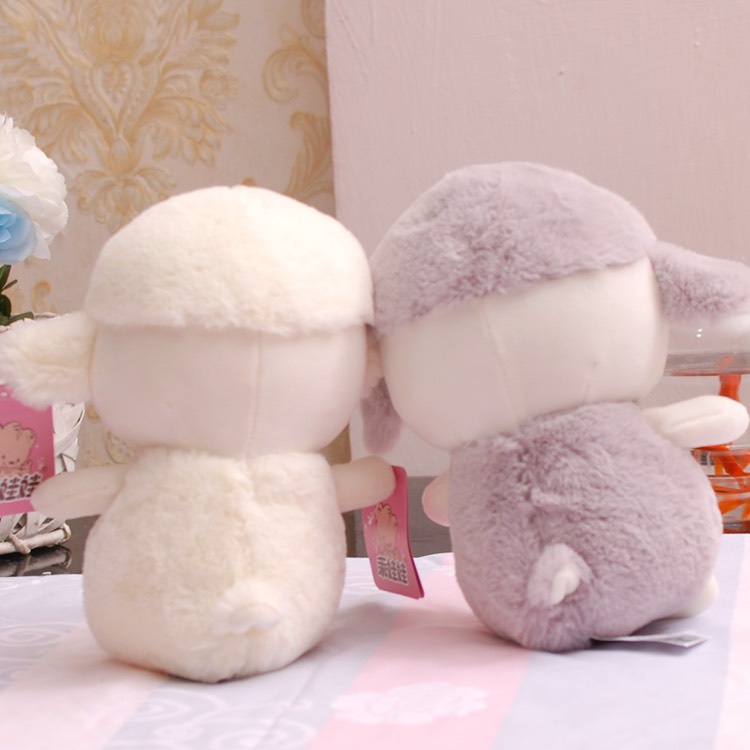 Cừu Bông Cao Cấp Size 25cm Màu Trắng