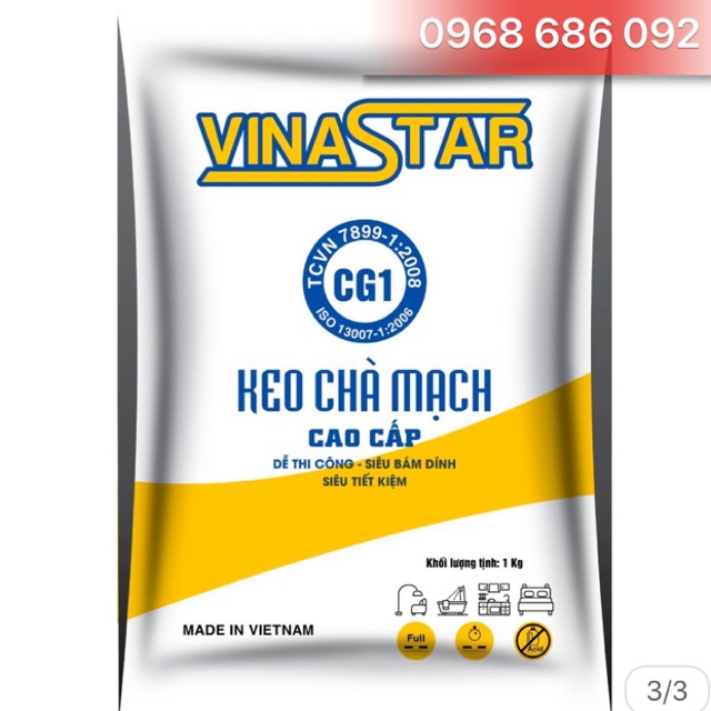 Keo chà mạch siêu tiện dụng Vinastar