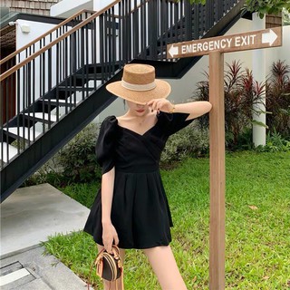 Jumpsuit trễ vai đi biển, du lịch FULL SIZE