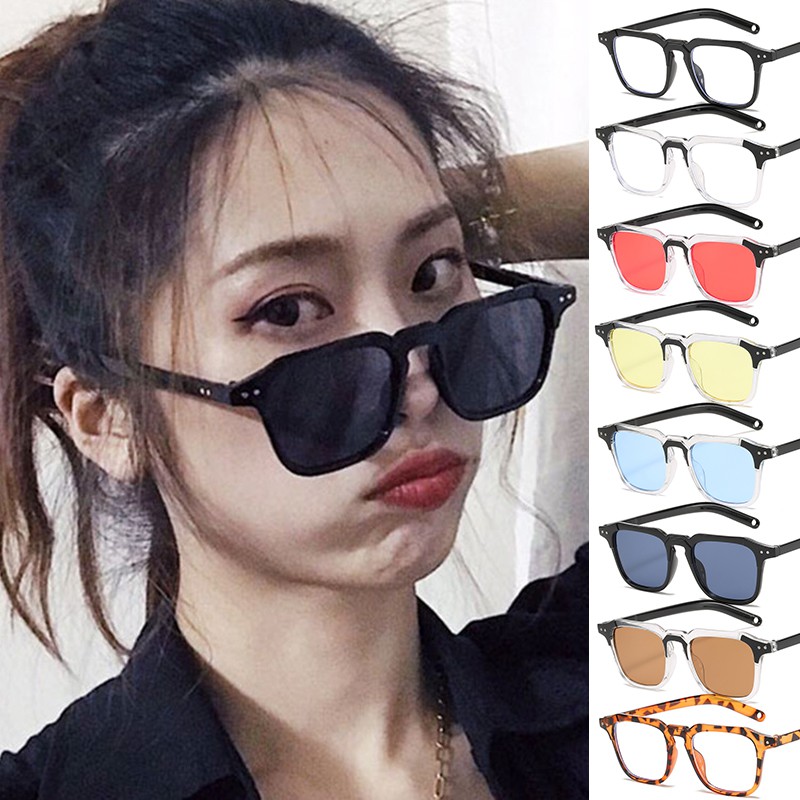 Kính mát chống tia UV400 gọng vuông sang trọng thời trang 2020 cho nam và nữ