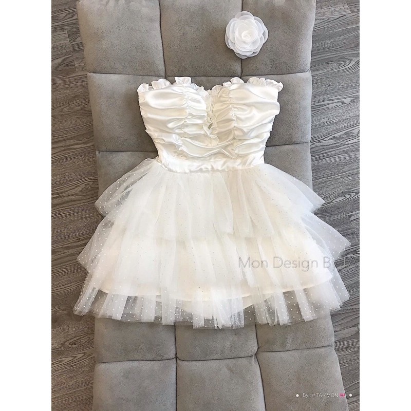 Đầm xoè tầng công chúa