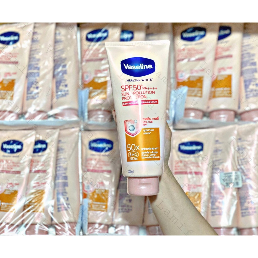 Dưỡng thể Vaseline 50x 10x SPF 50++ 320ml thái lan