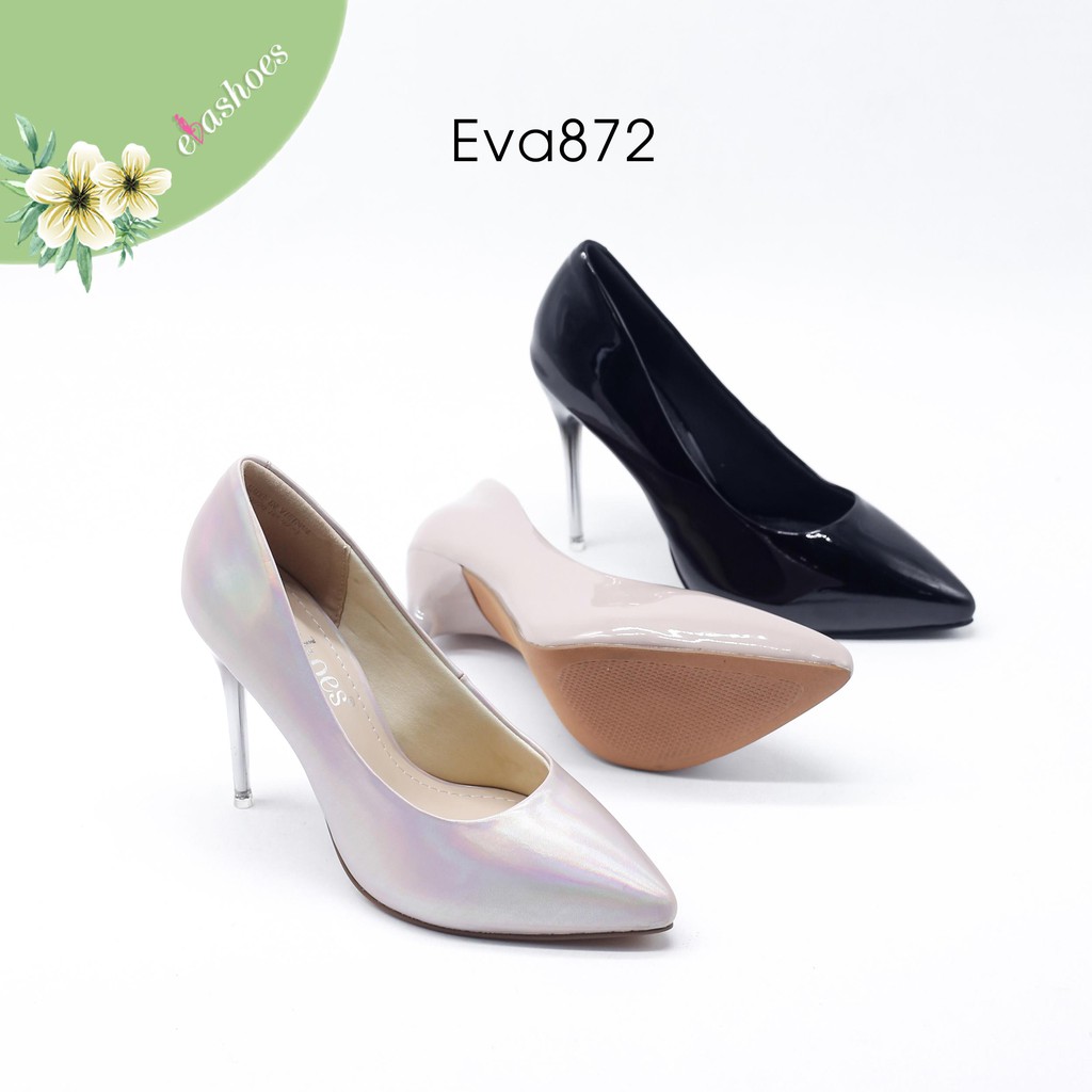 Giày Cao Gót Nữ Da Bóng Đế 9cm Evashoes - EVA872