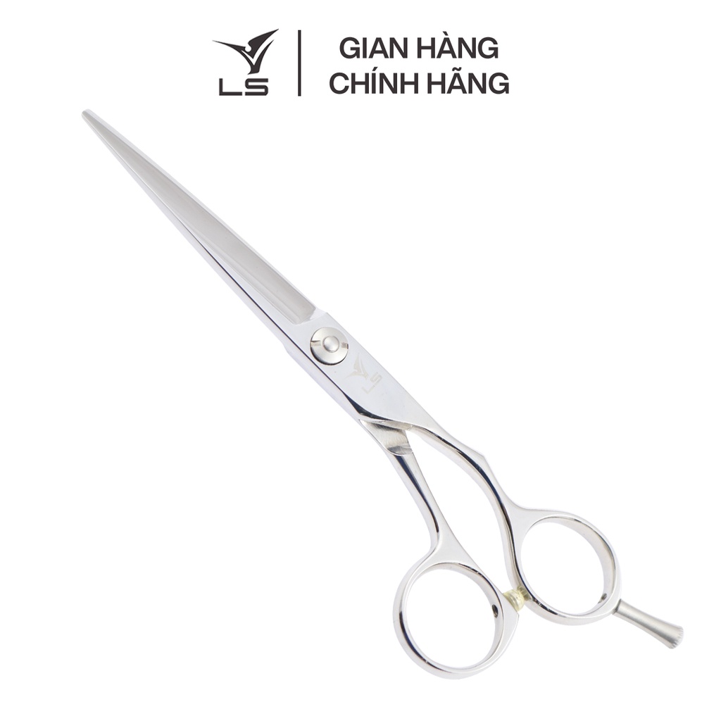 Combo 2 kéo cắt tỉa cao cấp LS , kéo cắt lưỡi thẳng đỡ ngón tháo rời CB11/6.0, Kéo tỉa quai offset vênh răng cong T3226
