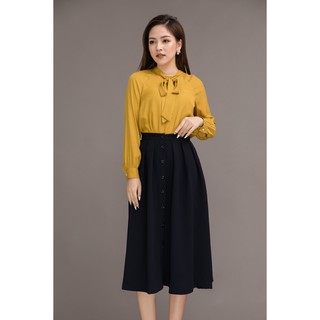 Áo sơ mi dài tay nơ cổ - 20Again